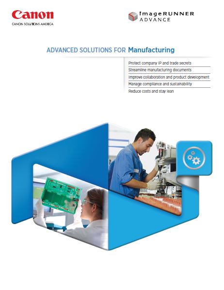 Canon, Advanced Solutions, Manufacturing, Prior & Nami Business Systems